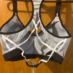 Victoria's Secret Black and Gray Sports Bra